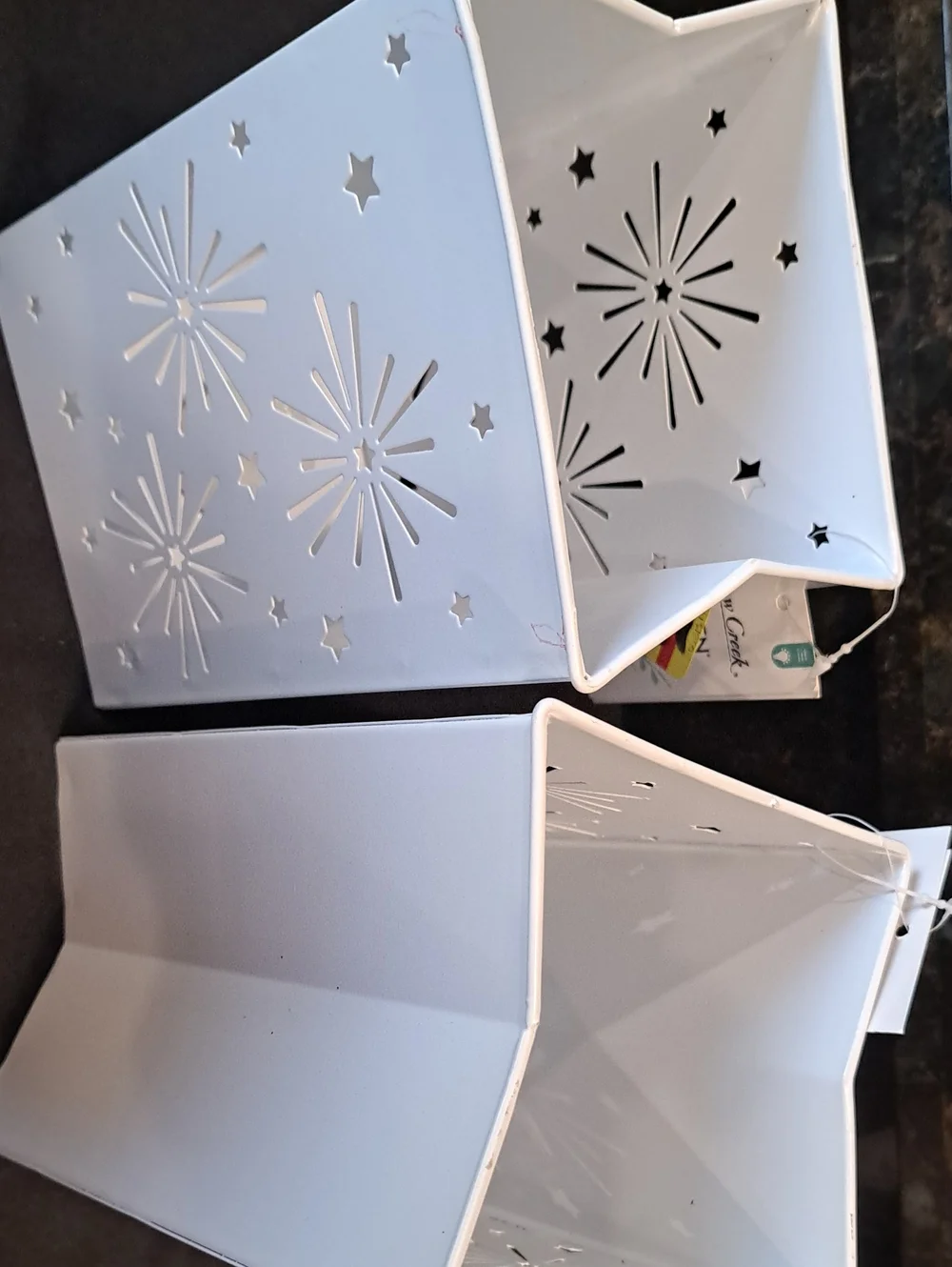 NWT 2 LED Metal Lanterns 7